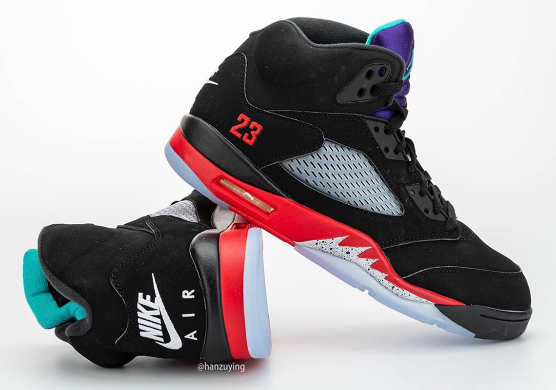 jordan retro 5 top 3 grade school