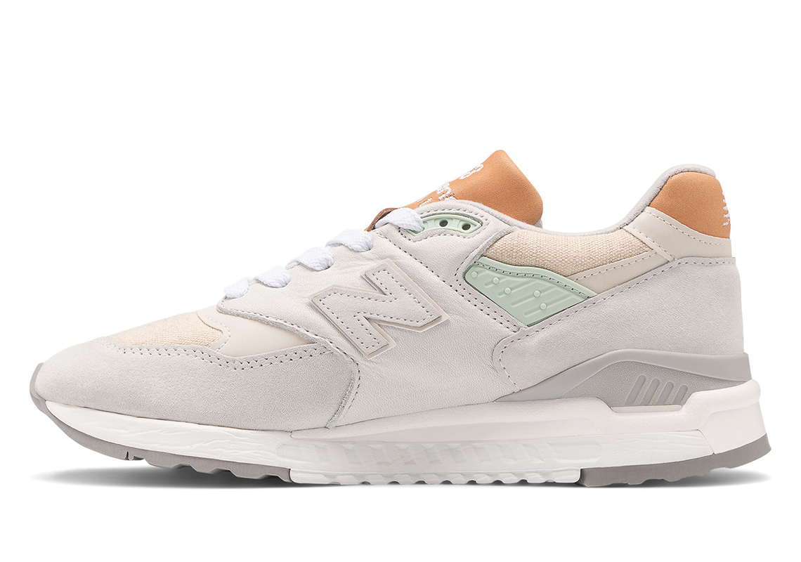 New Balance 998 White Tan 2