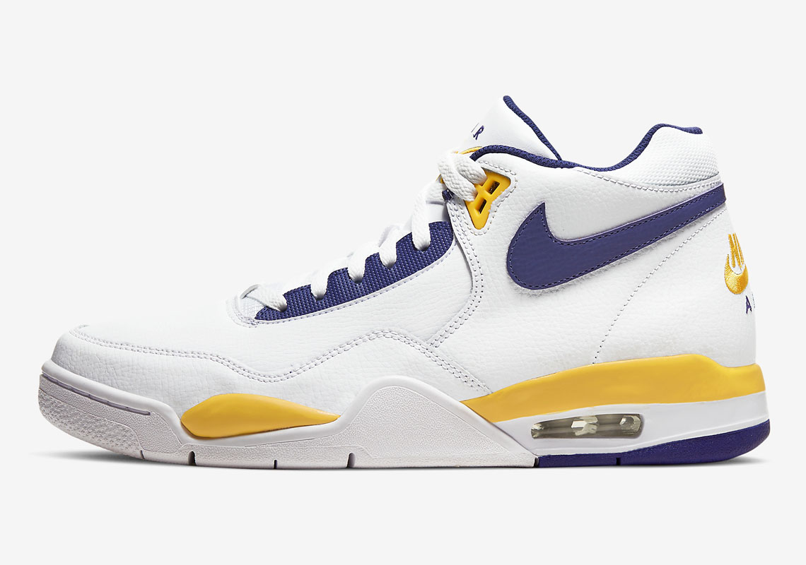 Home Lakers Themes Adorn The Nike Air Flight Legacy