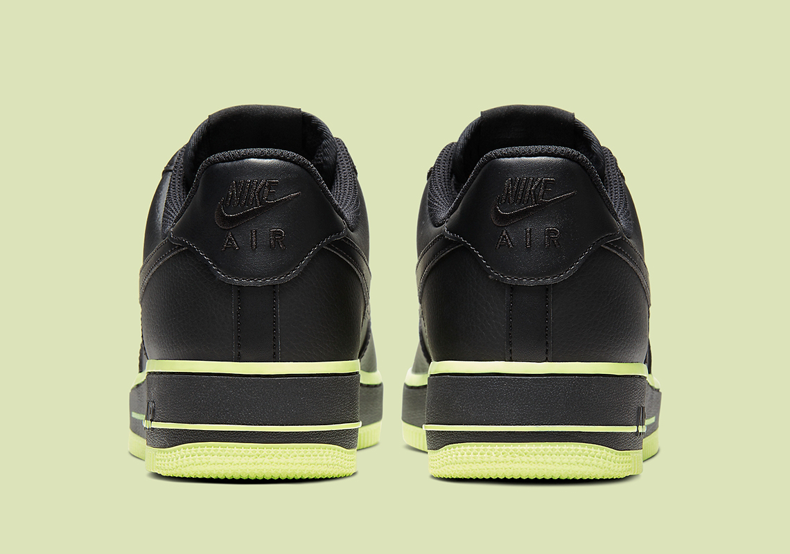 Nike Air Force 1 Black Volt Cj1393 003 4