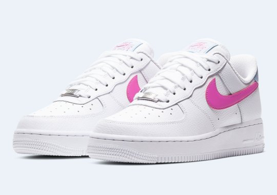 Nike Adds “Fire Pink” Swooshes To The Air Force 1 Low