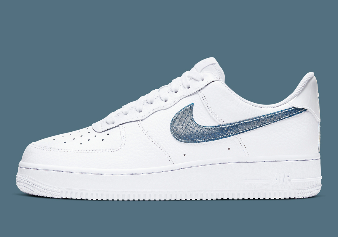 Nike Air Force 1 Low &quot;Thunderstorm&quot; Snakeskin Revealed: Photos