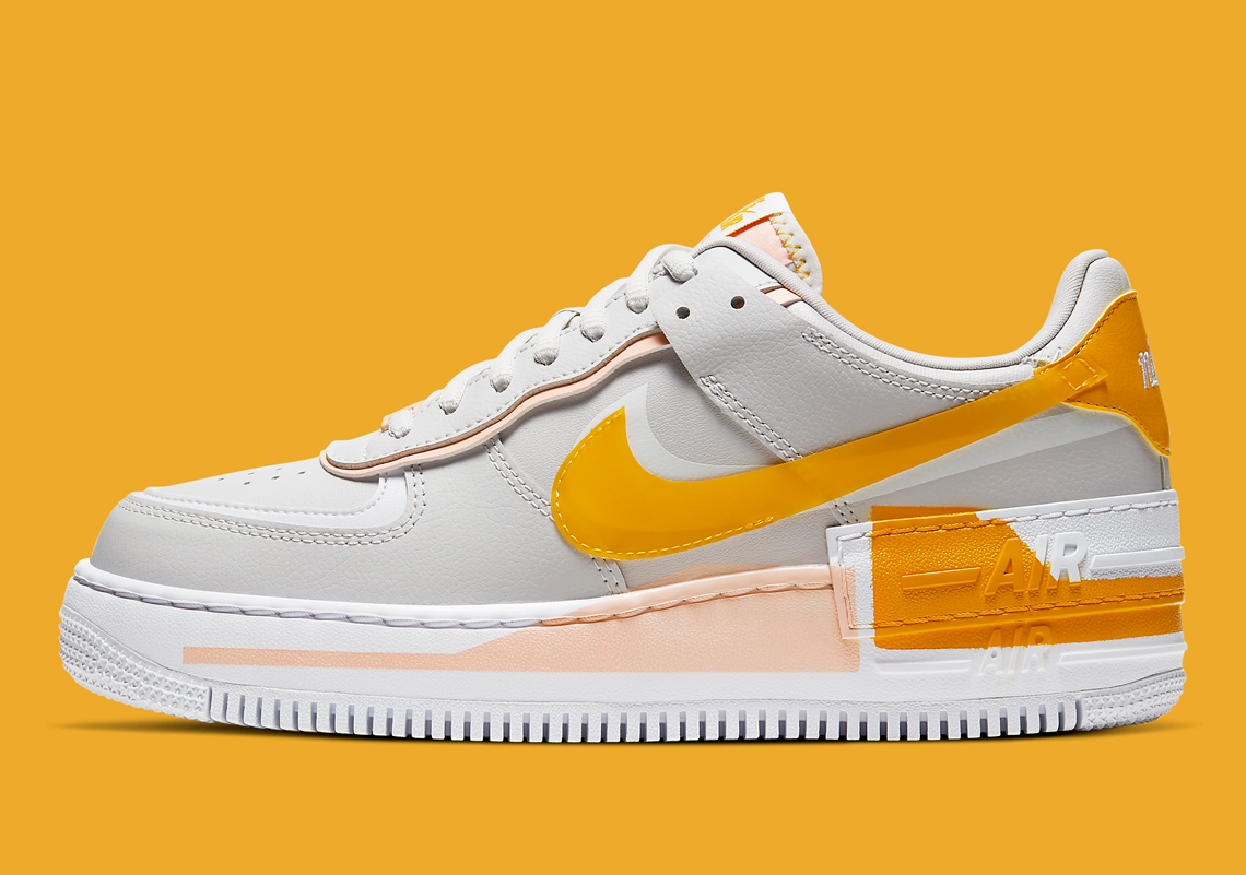 pastel yellow nike air force 1