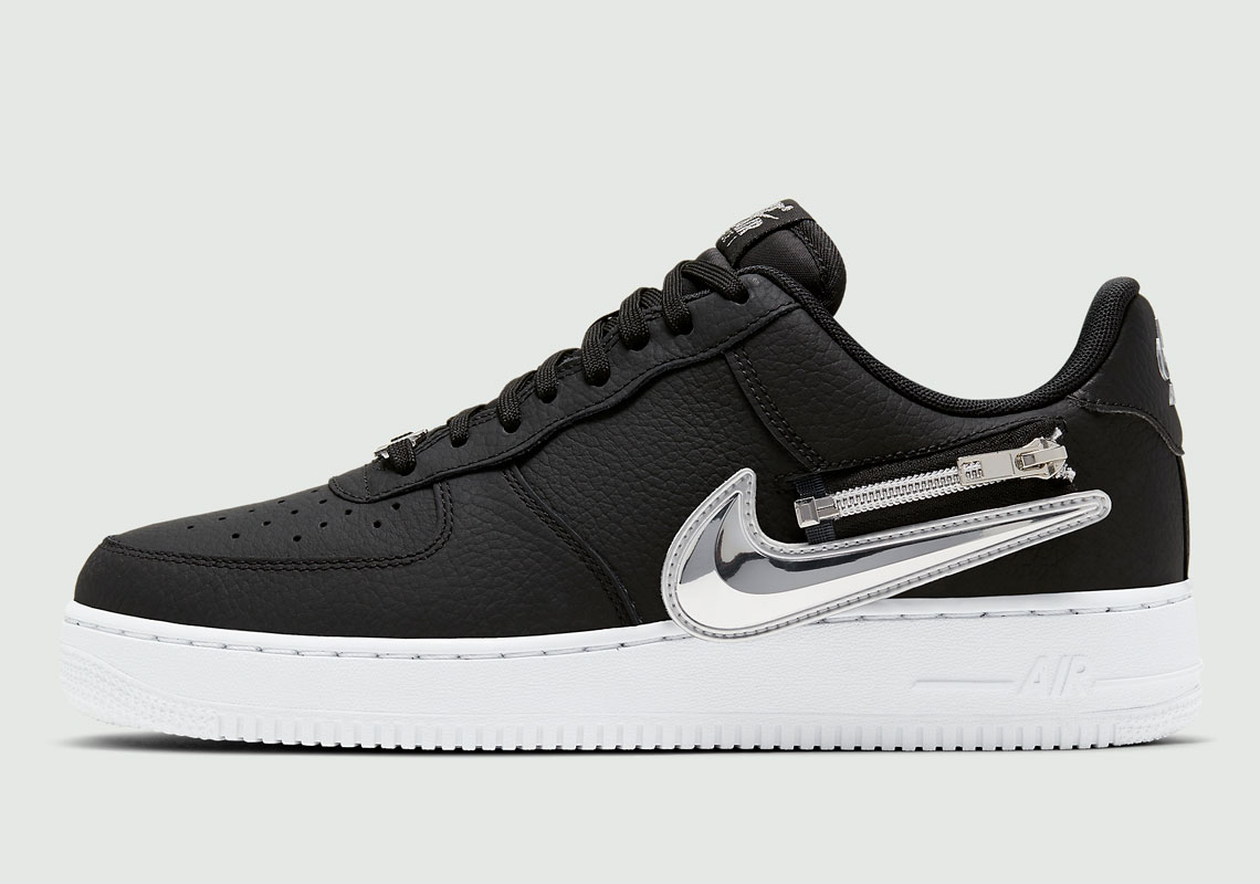 air forces with black swoosh