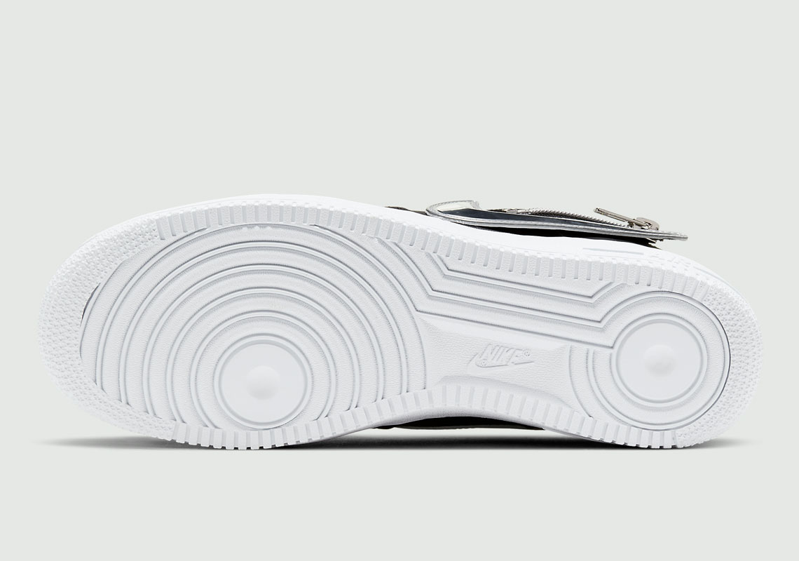 The nike air force 1 outlet experiments with zip-on swoosh logos