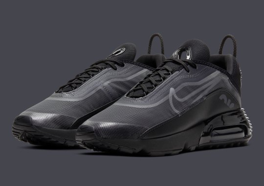 The Nike Air Max 2090 Appears In A Near “Triple Black” Colorway
