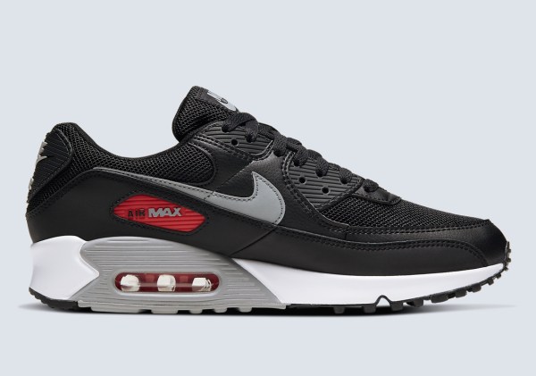 Nike Air Max 90 Premium Black Red CW7481-002 | SneakerNews.com