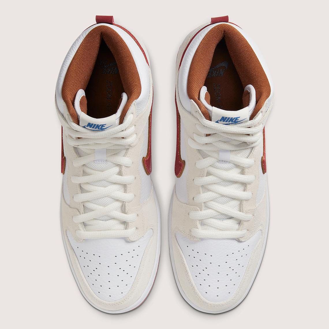 Nike Dunk High Sail Crimson Cv9499 100 2