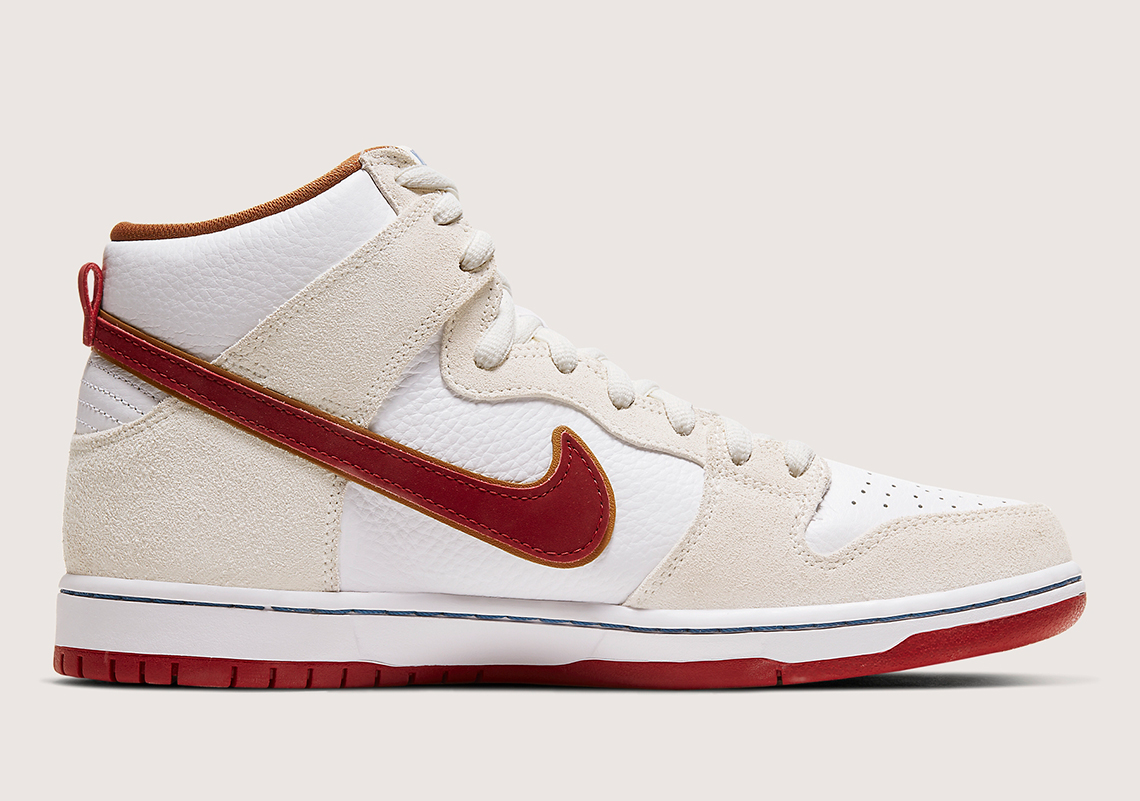 Nike Dunk High Sail Crimson Cv9499 100 5