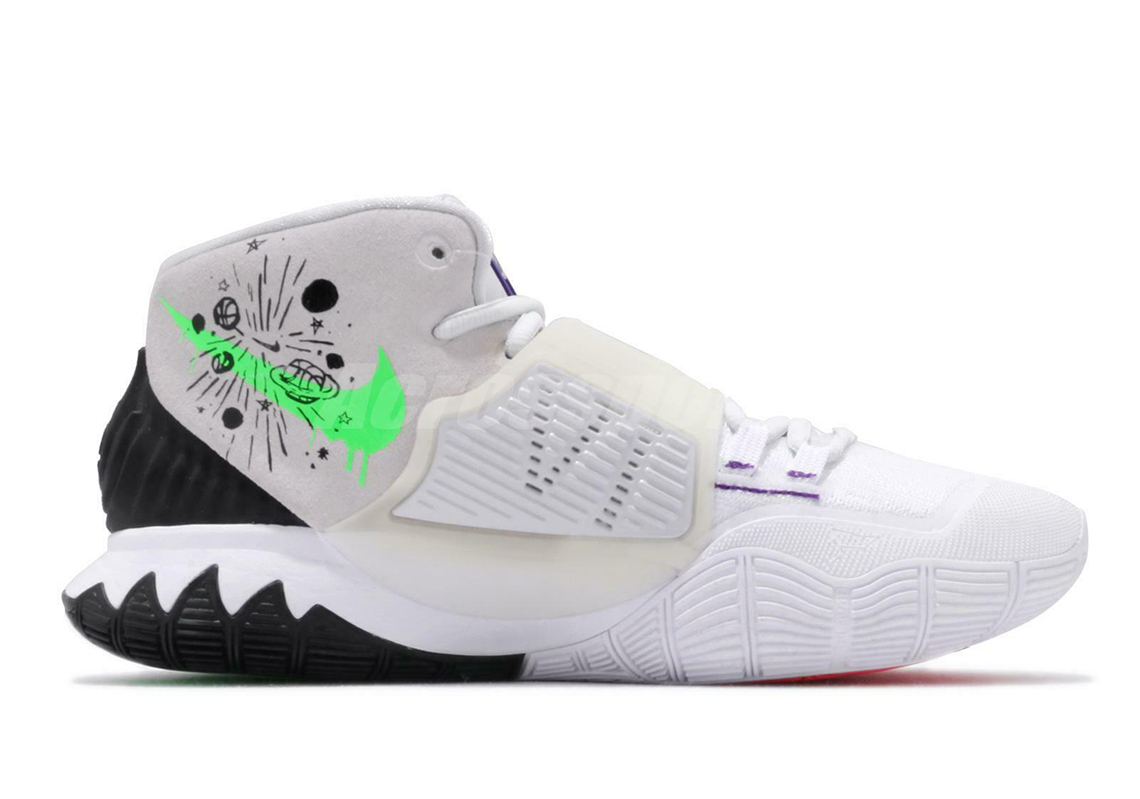 Nike Kyrie 6 'There Is No Coming Back? White Gray Green Night Light?? ...