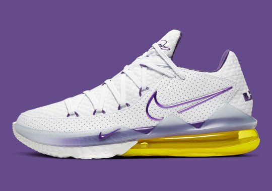 Nike LeBron 17 Low Suits Up In Lakers Home Colors