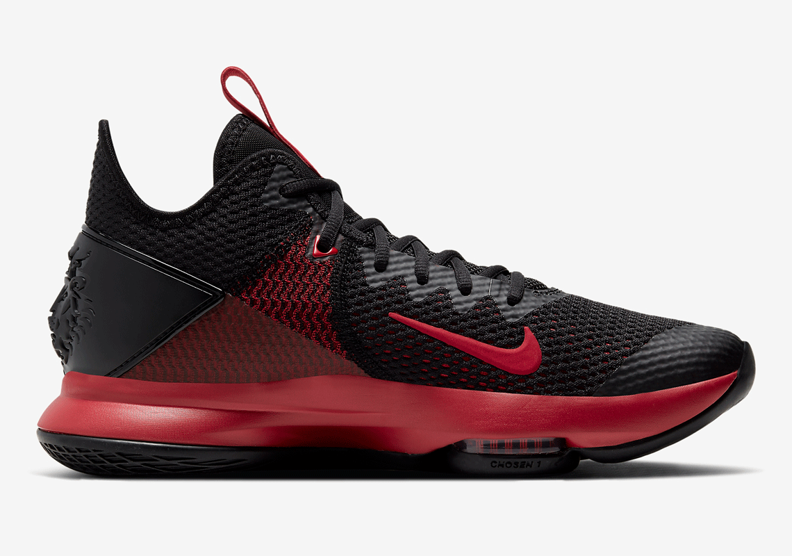 The Nike  LeBron  Witness 4  gets The Classic Bred  Look 