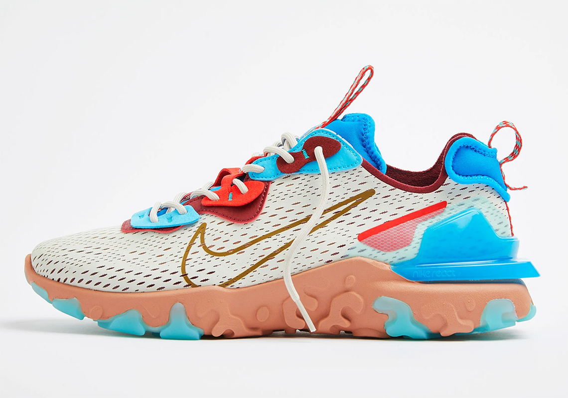 nike react vision bone blue red