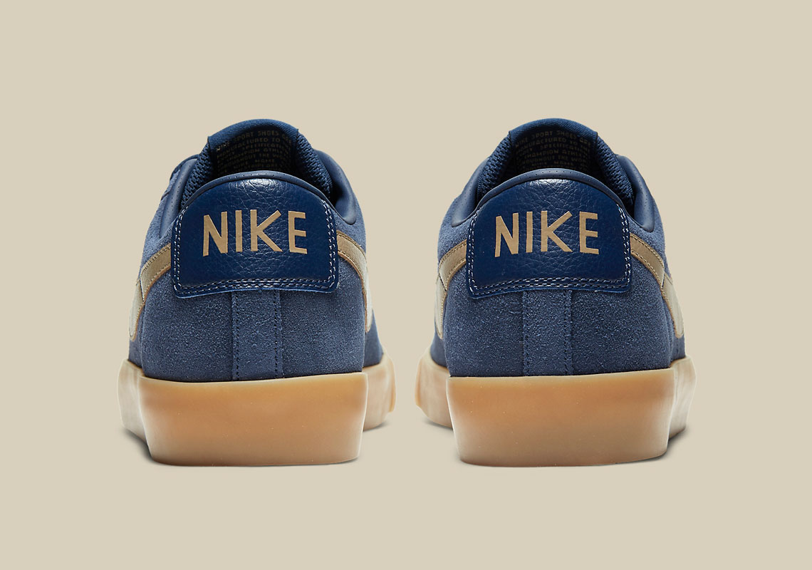nike blazer low navy blue