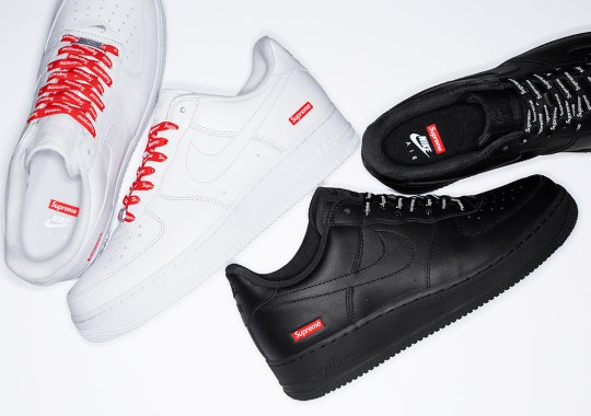 Supreme Announces Release Date For Nike Air Force 1 Low Collaboration; Restocks Confirmed