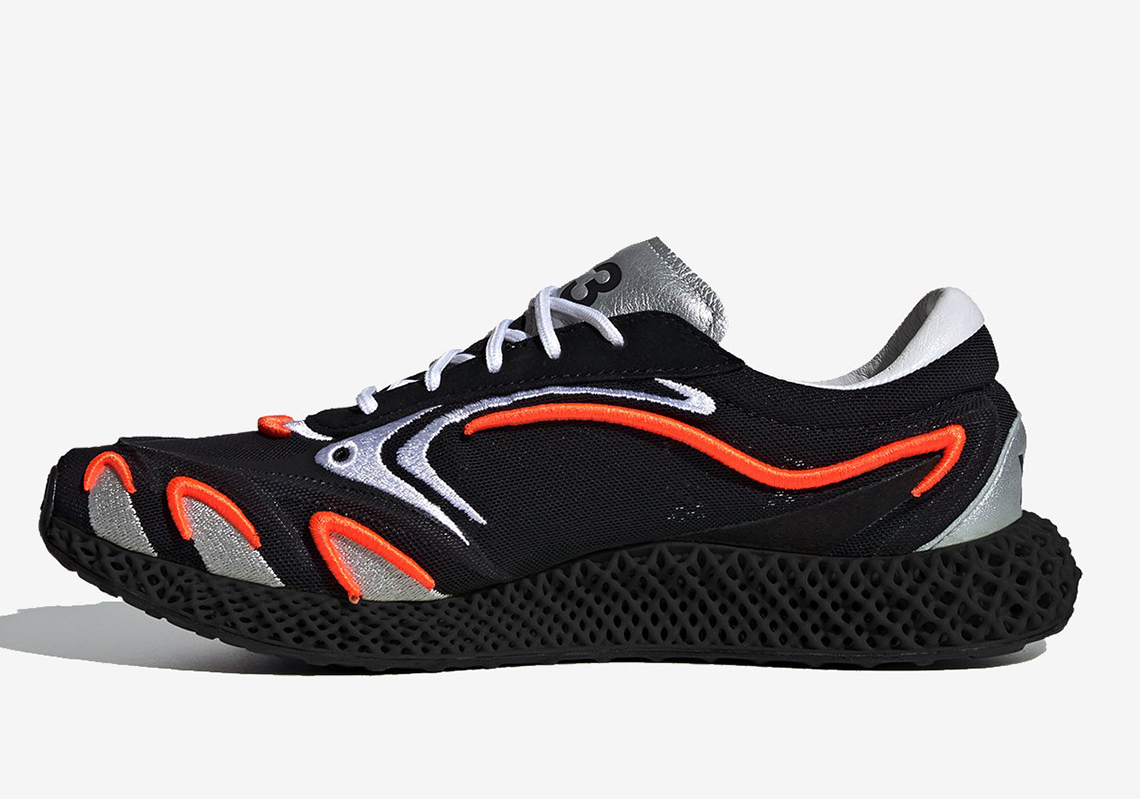 adidas Y 3 Runner 4D FU9208 Black Orange Release Date 2