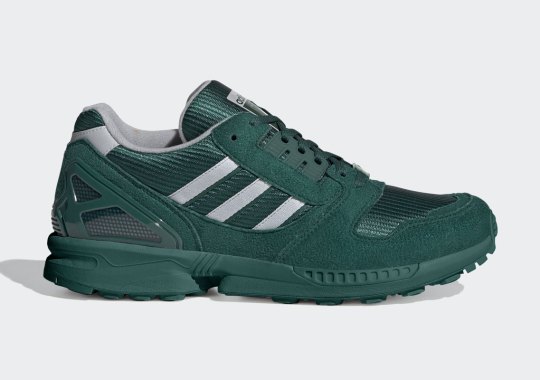 The adidas ZX 8000 Goes Full College Varsity Green