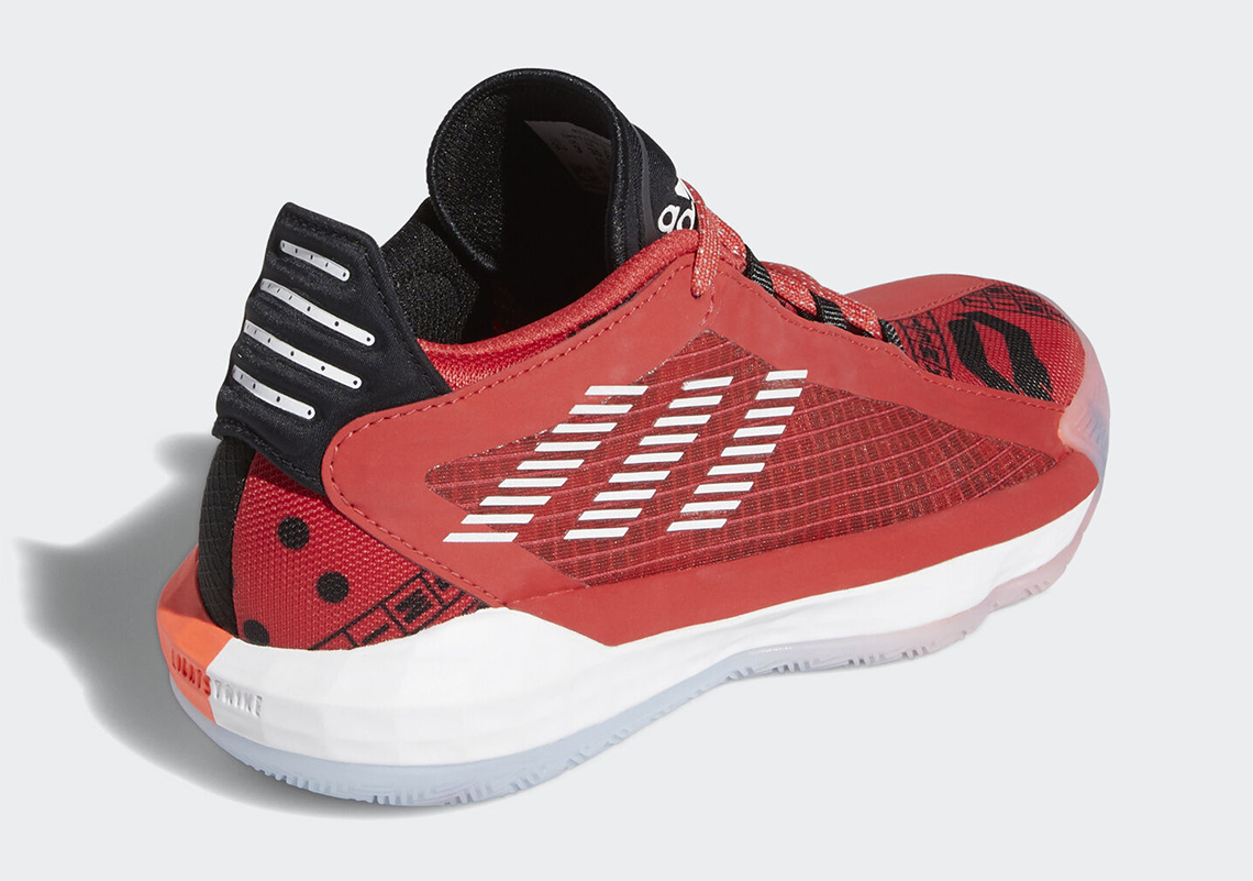 Adidas dame 6 online solar red