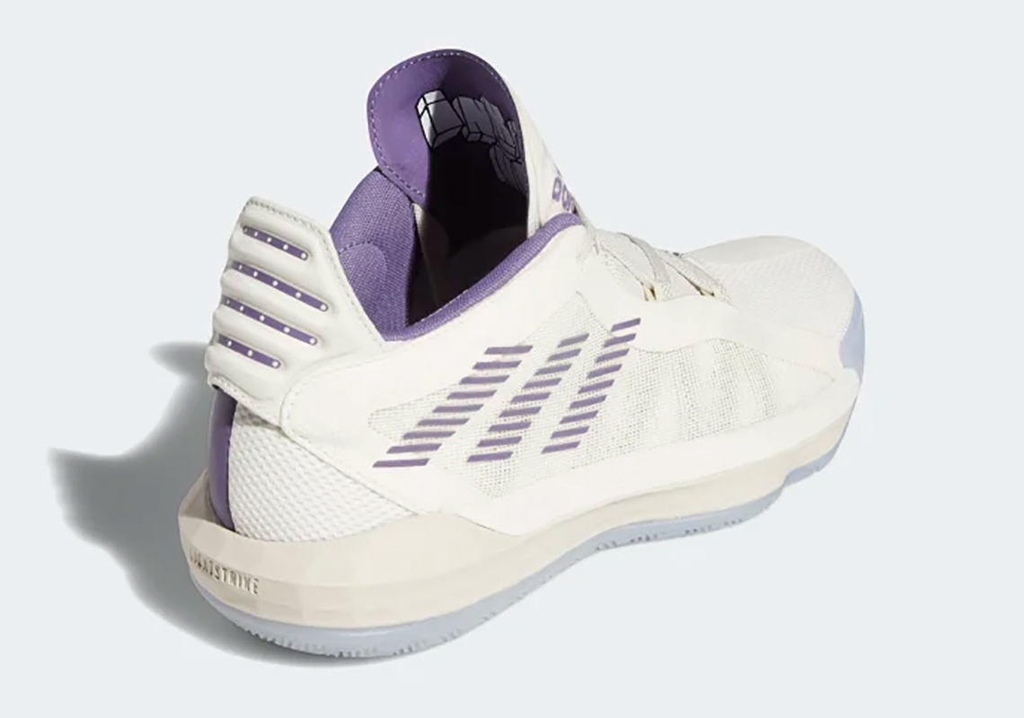 adidas Dame 6 White Purple FU9448 Release Info SneakerNews