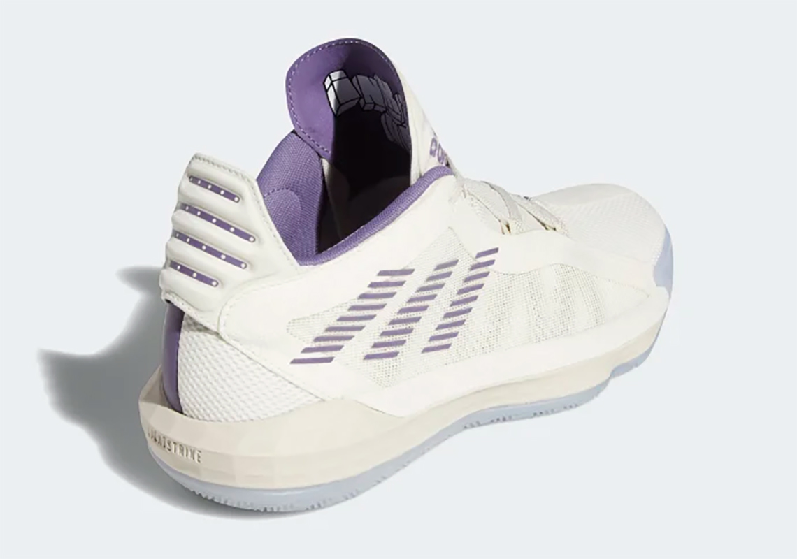 Adidas Dame 6 White Purple Fu9448 1
