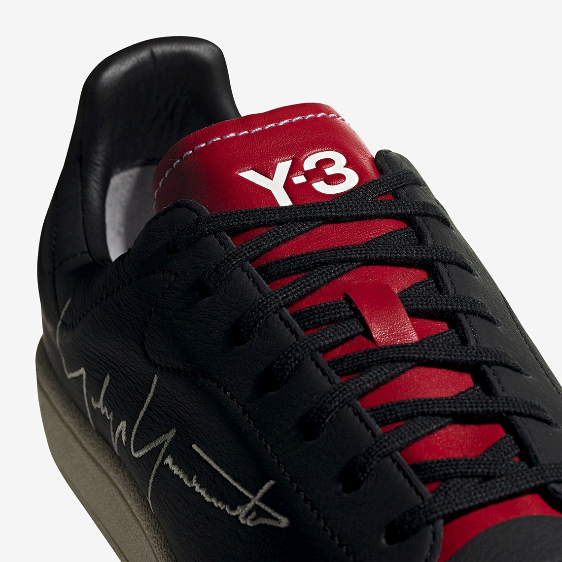 adidas Y3 Yohji Court White Red FU9189 | SneakerNews.com