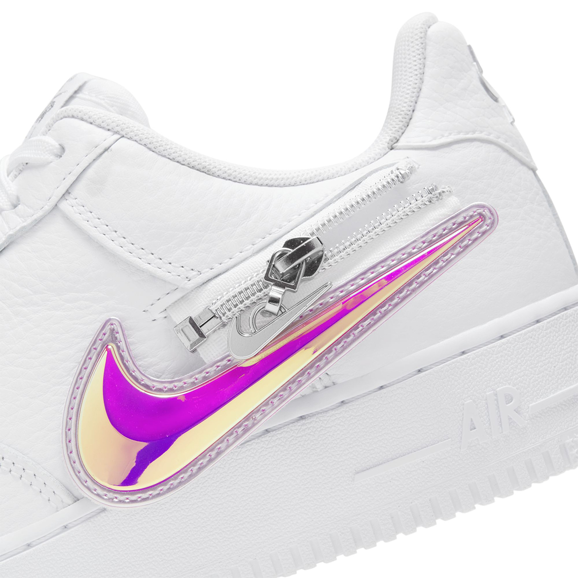 Nike Air Force 1 Low Zip Swoosh Iridescent | SneakerNews.com
