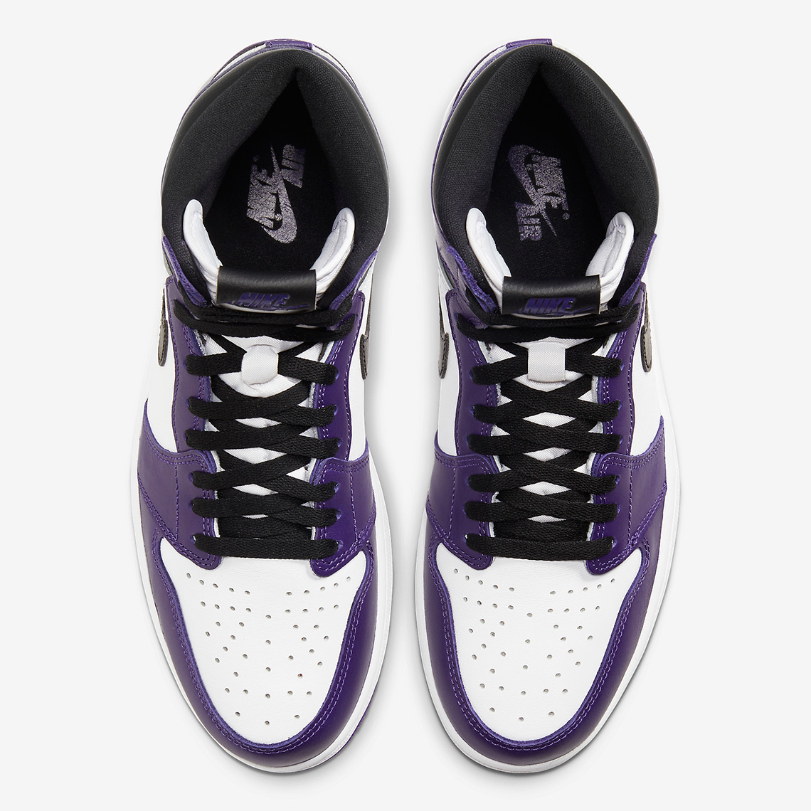 foot locker jordan 1 court purple