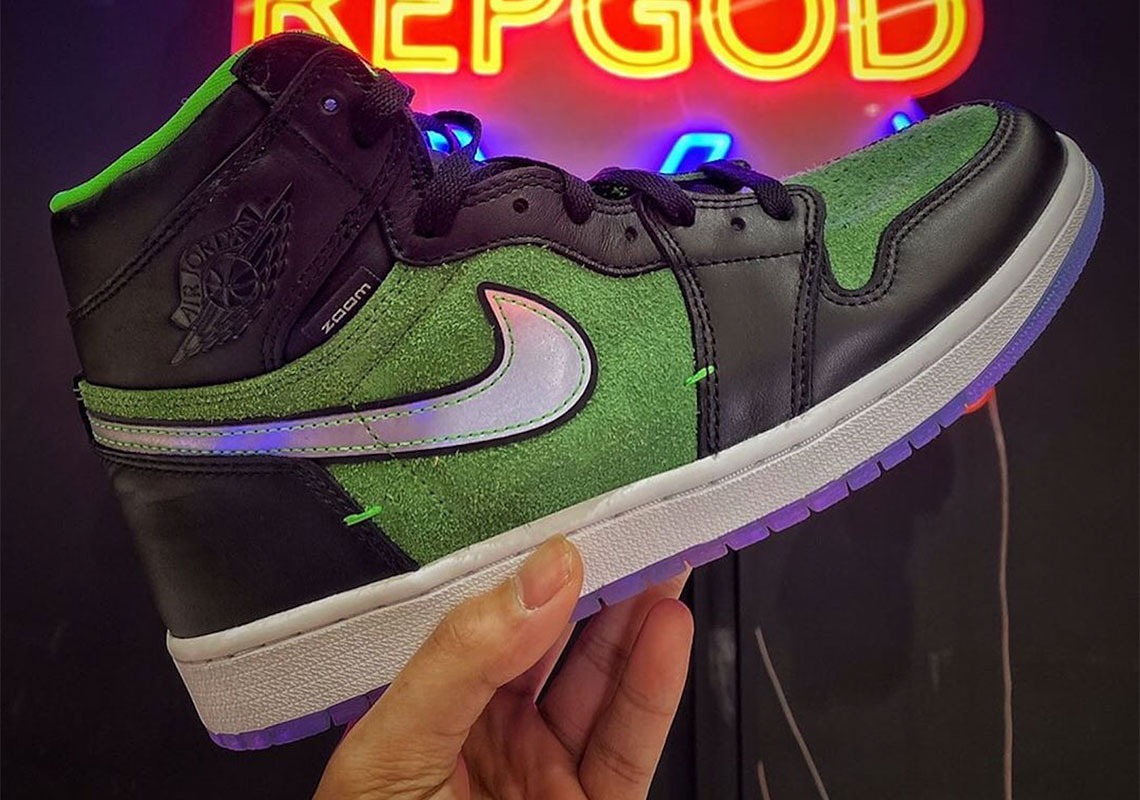 Air Jordan 1 High Gets &quot;Rage Green&quot; Makeover: First Look