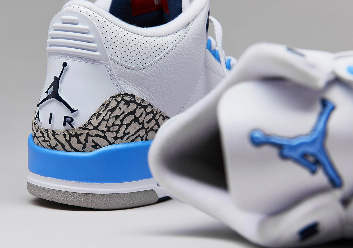 jordan 3 unc back