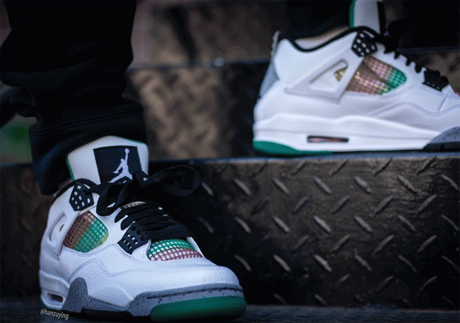 Air Jordan 4 Rasta White Green Red AQ9129-100 | SneakerNews.com