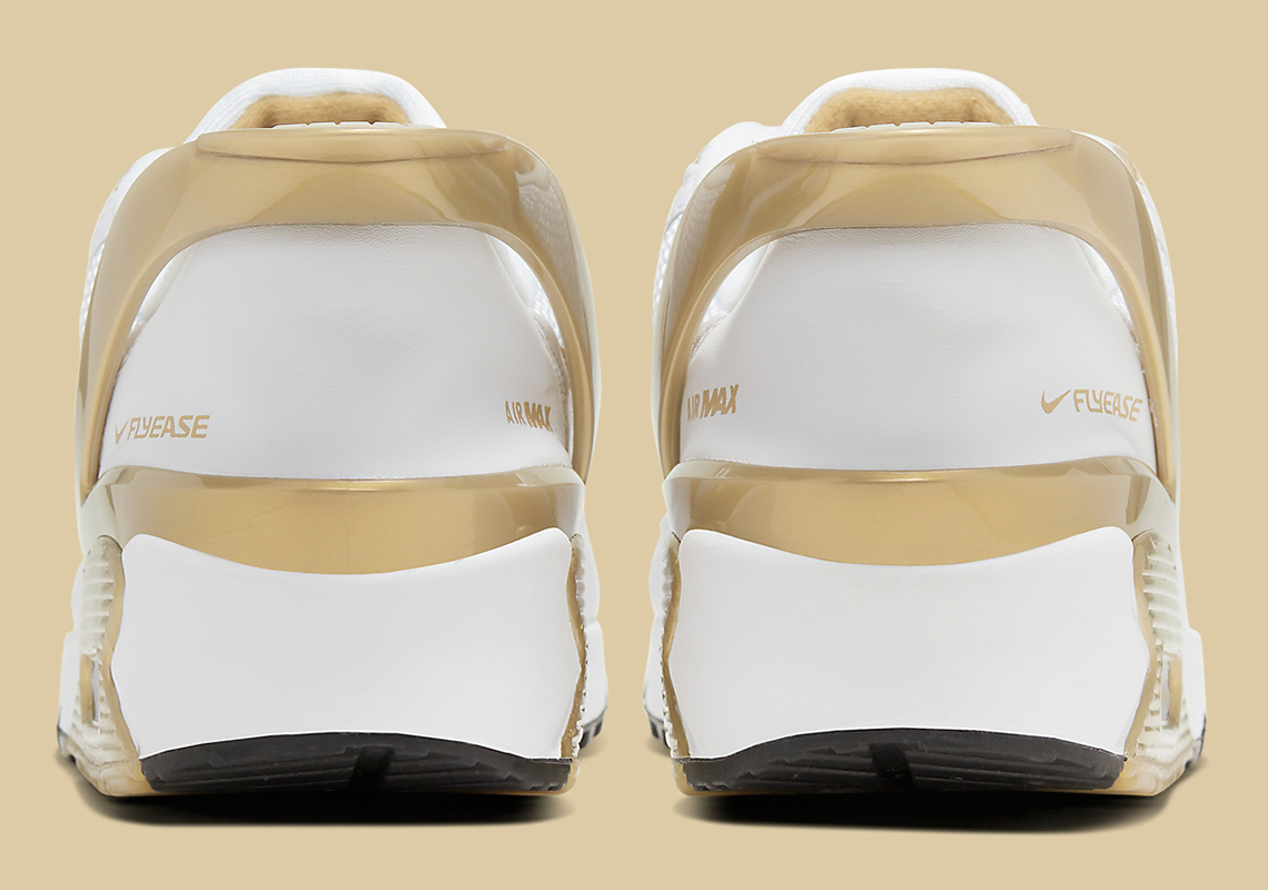 Nike Air Max 90 Flyease White Gold CU0814-100 | SneakerNews.com