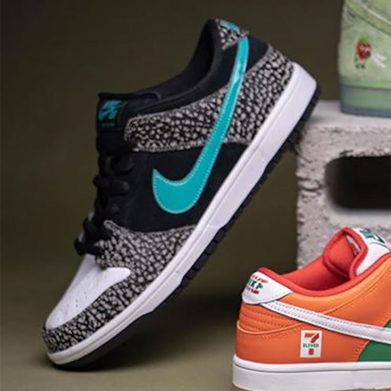 elephant print nike sb