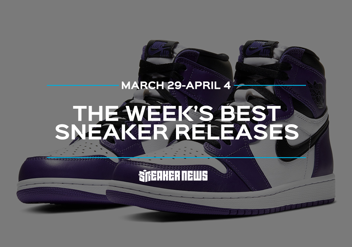 The Air Jordan 1 High "Court Purple" and Stussy's Nike Spiridons Headline This Week's Best Sneaker Drops