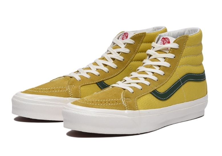 Billy's Tokyo Vans Sk8-Hi Yellow Green SneakerNews.com