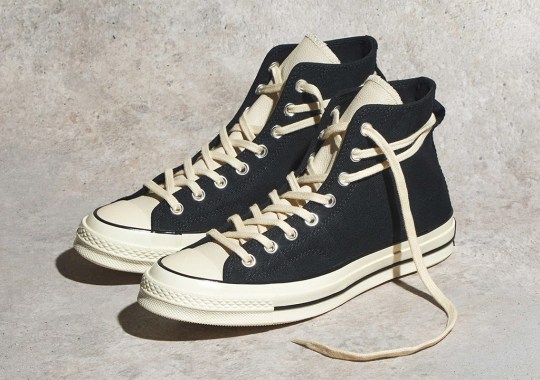 Where To Buy The Fear Of God ESSENTIALS x Converse Chuck 70 “Black”