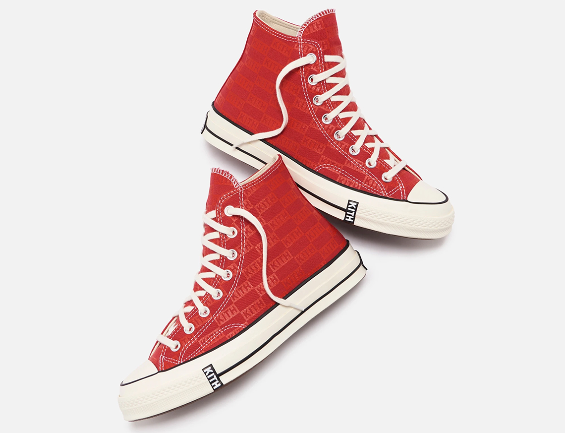 Kith Tênis Flyknit converse Chuck Taylor All Star Pla Red 4