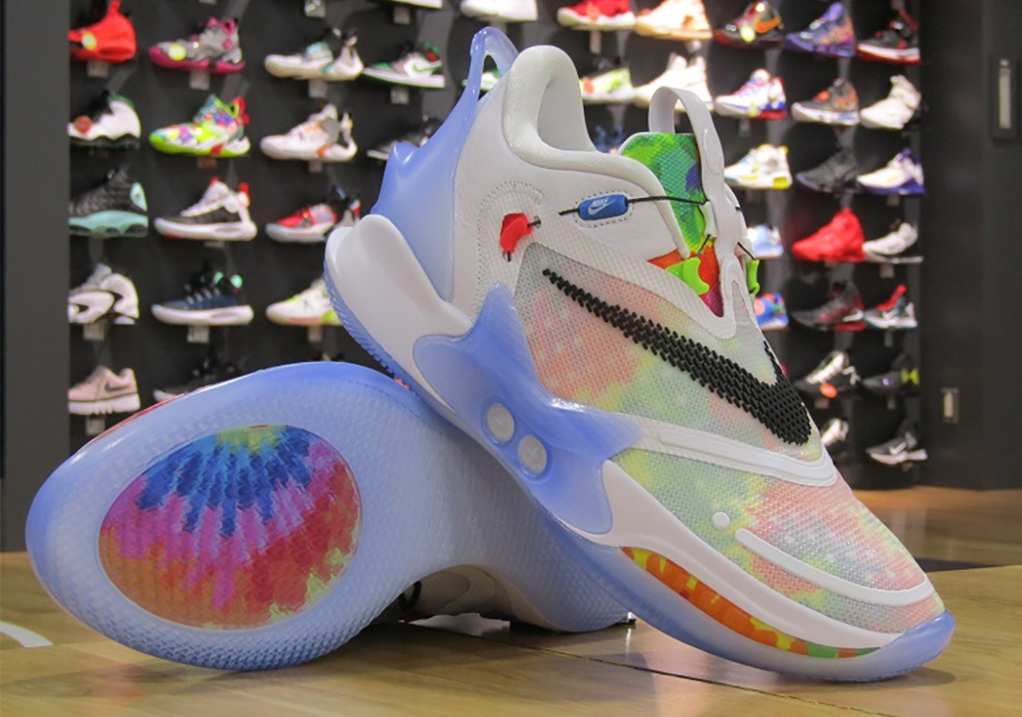 nike adapt 2.0 tie dye