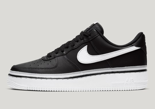 Nike’s Ribboned Air Force 1 Appears In A Clean Black And White