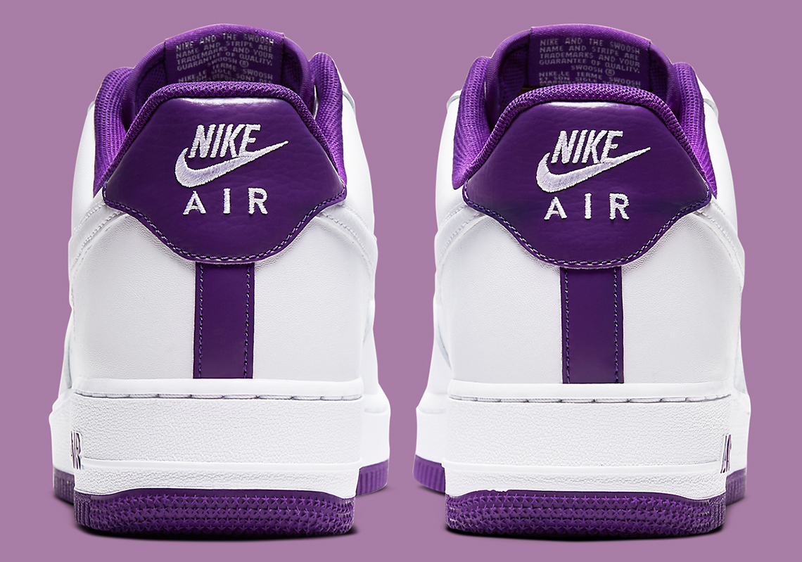 dark purple air force ones