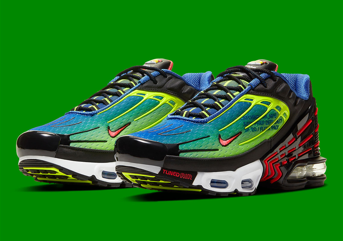 air max plus 3 neon