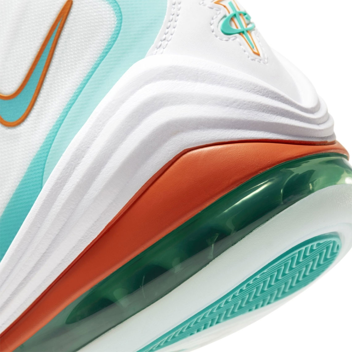 Nike Air Penny 5 White Teal Orange Dolphins 2020 1