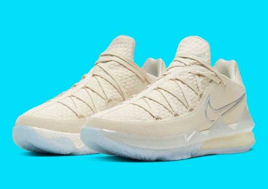 The Nike one LeBron 17 Low “Easter” Adds A Smooth Cream Upper