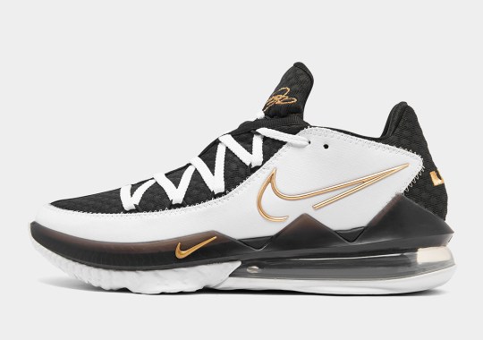 The Nike one LeBron 17 Low Surfaces In A Finals-Ready Gold Colorway