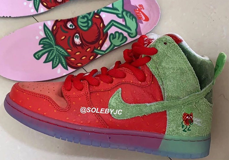 Nike SB Dunk High Strawberry Cough Release Info | SneakerNews.com