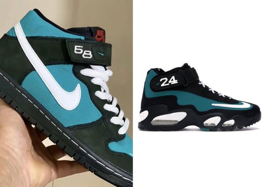 Nike SB Dunk Mid Inspired By The Air Griffey Max 1 “Freshwater” Set For April Release