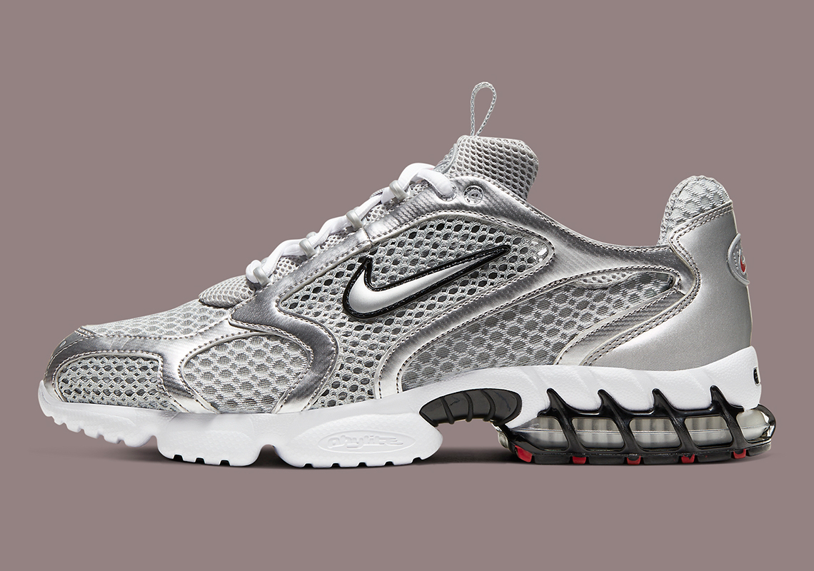 air zoom spiridon cage 2 metallic silver