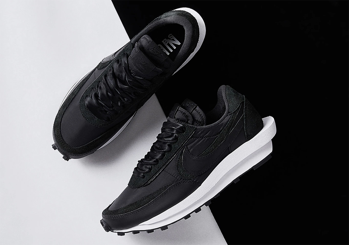 Escalofriante Estoy orgulloso cooperar sacai Nike LDWaffle Black Nylon BV0073-002 Store List | SneakerNews.com