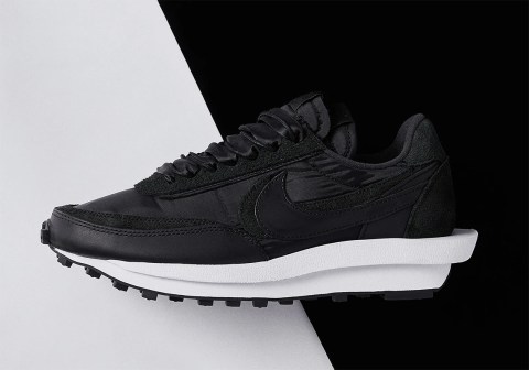 sacai Nike LDWaffle Black Nylon BV0073-002 Store List | SneakerNews.com