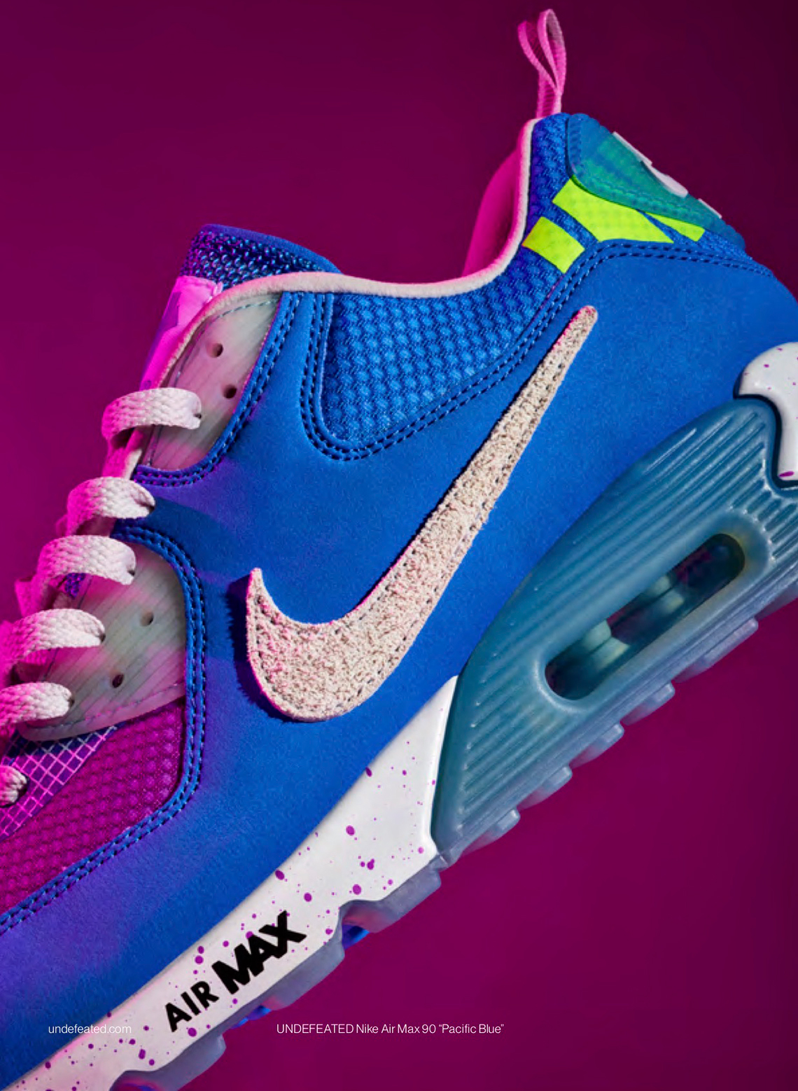 purple blue and pink air max