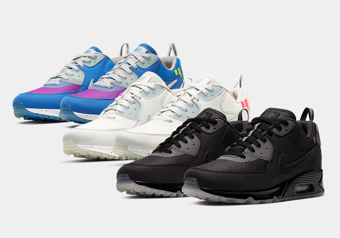 Undefeated Nike Air Max 90 White Blue Black Release Info